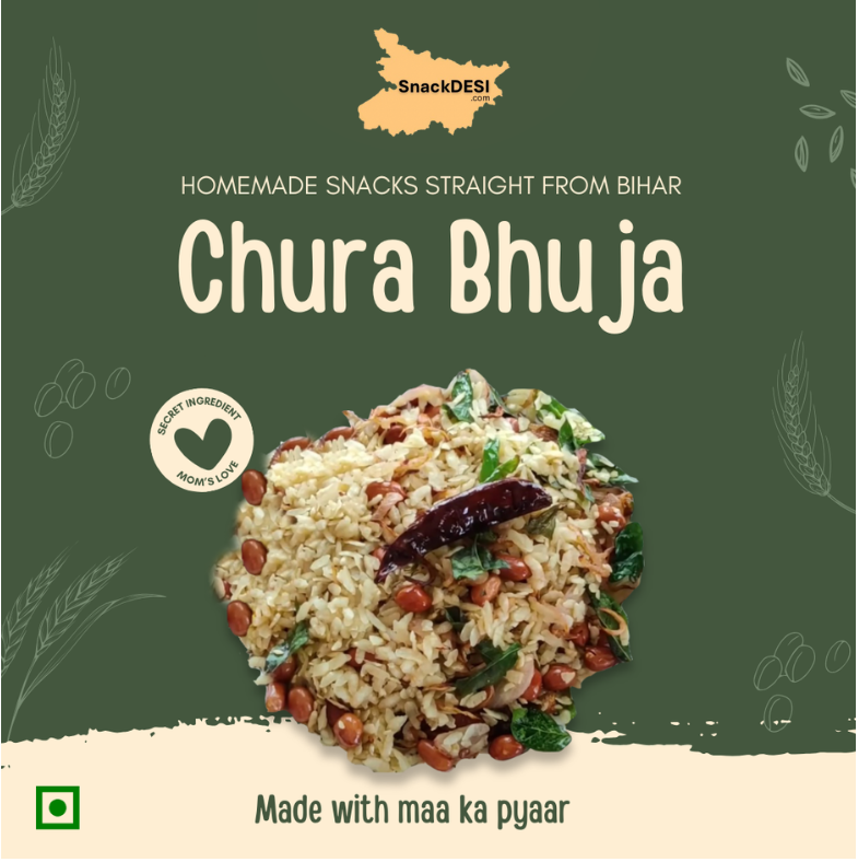 SnacksDESI Roasted Chura Bhuja – Overloaded with Peanuts (Healthy Snack)