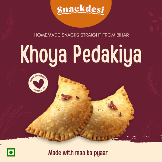 Snacksdesi Khoya Pedakiya – Khoya Rich Gujiya