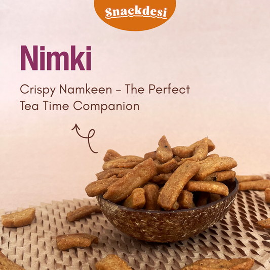 SnackDESI Nimki (Namak Para) – Crunchy Bihari Snack
