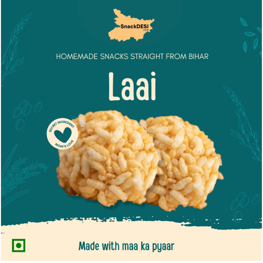 SnackDESI Laai – Puffed Rice & Jaggery Bites (Healthy Snack)