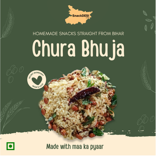 SnacksDESI Roasted Chura Bhuja – Overloaded with Peanuts (Healthy Snack)